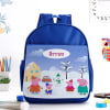 Adorable Peppa Pig - School Bag - Personalized - Blue Online