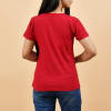 Buy Adorable Sis Cotton T-shirt For Women - Red