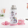 Buy Adorable Unicorn - Vacuum Bottle - Personalized - Pink
