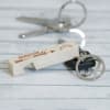 Shop Adventure Awaits Personalized Wooden Keychain & Mobile Holder