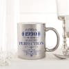 Gift Aged To Perfection Personalized Metallic Mug - Silver
