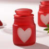 Buy Airtight Heart Containers With Fragrant Candles - Red (set of 2)