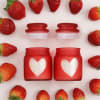 Airtight Heart Containers With Fragrant Candles - Red (set of 2) Online