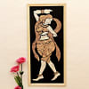Ajanta Lady Collage Wooden Relief Framed Painting 30 Inch Online