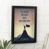Gift All Dreams Are Crazy Personalized Acrylic Frame