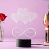 Gift All Hearts Personalized LED Lamp
