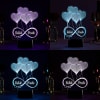 Buy All Hearts Personalized Multicolored LED Lamp