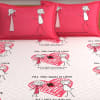Buy All You Need is Love Cotton Bedsheet with Pillow Covers