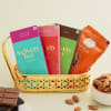 Almonds And Chocolates In Metal Basket Online