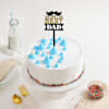 Gift Alpine Forest Cream Cake For Cool Dad