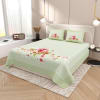 Alpine Green Floral King Bedsheet Set Online