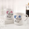 Always In My Heart Personalized Valentine's Day Couple Mug Online