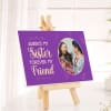 Gift Always My Sister Forever My Friend Personalized Canvas Frame