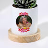 Gift Amazing Mom Personalized Mother's Day Zebra Succulent