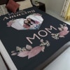 Gift Amazing Mom Personalized Single Fleece Blanket
