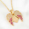 Angelic Heart Personalized Pendant Chain Online