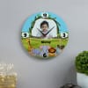 Animal Kingdom Kids Personalized Wooden Wall Clock Online