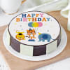 Animals Party Birthday Cake (Half Kg) Online