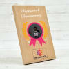 Gift Anniversary Wooden Photo Frame For Employees - Customized With Logo And Image