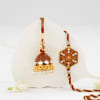 Gift Antique Bhaiya Bhabhi Meena Rakhi Hamper