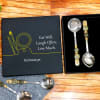 Gift Antique Finish Mini Serving Spoons in Personalized Box (Set of 4)