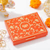 Shop Antique Kundan Rakhi And Almonds Combo