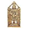 Gift Antique Lord Tirupati Balaji Gold Plated Idol