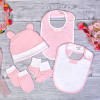 Gift Apparels Set for Newborn Baby Girl in Personalized Box (5 Pcs)