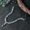 Gift Aqua & White CZ Stone Necklace Set