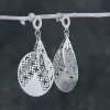 Arabic Style Jaali Work Silver Plated Earrings Online