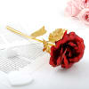 Artificial Gold Plated Red Rose Online