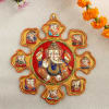 Ashta Siddhi Ganesha Hand Painted Wall Decor Online