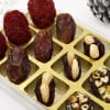 Buy Assorted Dry Fruit Stuffed Dates New Year Selection Box - 15 Pcs