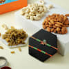 Auspicious Beads Rakhis With Dry Fruits Online