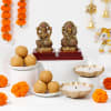 Auspicious Laxmi Ganesha Idols Diwali Hamper Online