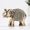 Buy Auspicious Royal Elephant Brass Idol-Set Of 2