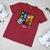 Avengers Personalized Tee For Men Maroon Online