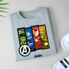 Gift Avengers Personalized Tee For Men Sage Green