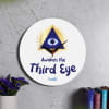Awakening Third Eye Personalized Wooden Clock Online