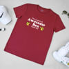 Buy Awesome Bro T-shirt - Maroon