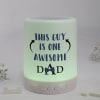 Shop Awesome Dad Personalized Bluetooth LED Speaker