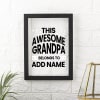 Awesome Grandpa Personalized Acrylic Frame Online
