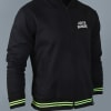 Gift AWG High Neck Zippered Cotton Jacket (Black+Green)