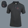 AWG Solid Polo T-shirt for Men (Charcoal Grey) Online