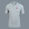 AWG Solid Polo T-shirt for Men (Grey Melange) Online