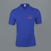AWG Solid Polo T-shirt for Men (Royal Blue) Online