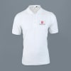 AWG Solid Polo T-shirt for Men (White) Online