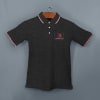Shop AWG Sport Giza Polo T-shirt for Men (Charcoal Grey)