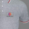 Gift AWG Sport Giza Polo T-shirt for Men (Grey Melange)