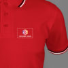 Gift AWG Sport Giza Polo T-shirt for Men (Red)